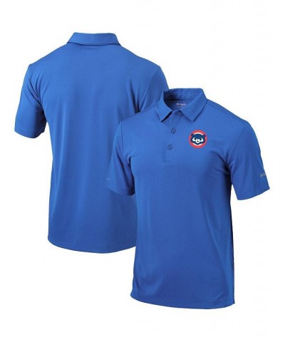 Men's Royal Chicago Cubs Cooperstown Collection Drive Polo Shirt $38.24 Polo Shirts