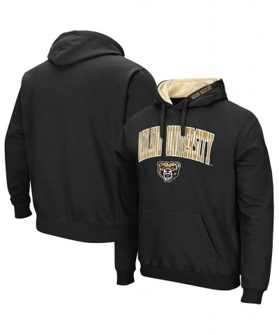Men's Black Oakland Golden Grizzlies Arch & Logo Pullover Hoodie $29.40 Sweatshirt