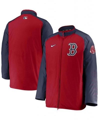Men's Red, Navy Boston Red Sox Authentic Collection Dugout Full-Zip Jacket $86.10 Jackets
