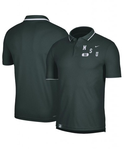 Men's Green Michigan State Spartans Wordmark Performance Polo Shirt $33.14 Polo Shirts