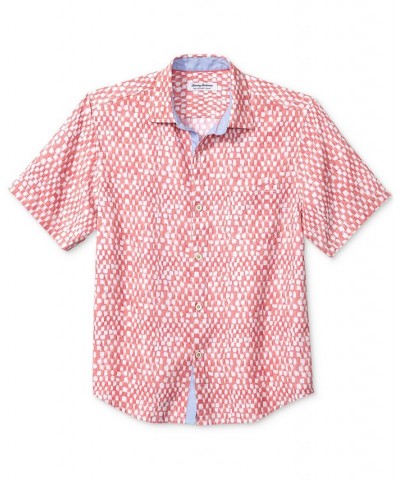 Men's Coconut Point Sandbar Shirt Pink $57.96 Shirts