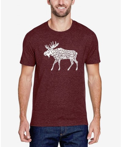 Men's Short Sleeves Premium Blend Word Art T-shirt Red $18.00 Shirts