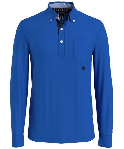 Men's Josie Long Sleeve Regular Fit Polo Shirt PD02 $24.81 Shirts