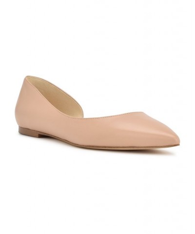 Women's Blaha D'orsay Slip-on Flats Tan/Beige $40.59 Shoes