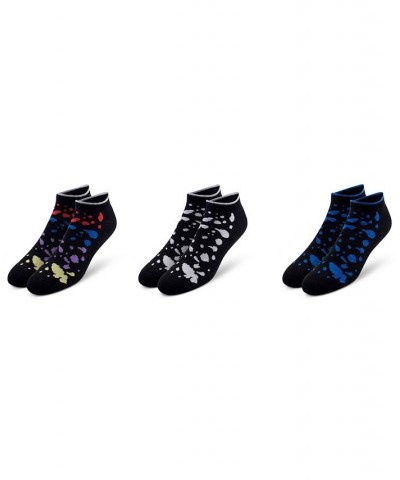 Men's 3-Pk. Splattery Cushion Low-Cut Socks Black $14.74 Socks