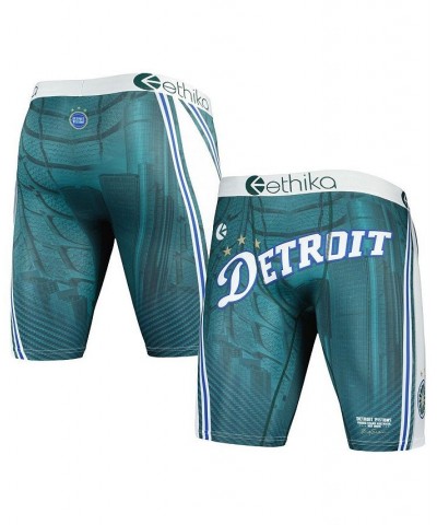 Men's Green Detroit Pistons City Edition Boxer Briefs $20.64 Underwear