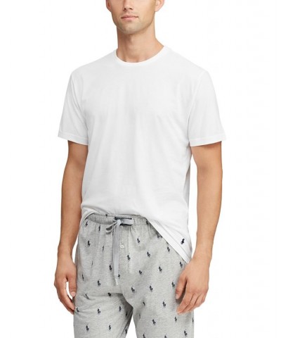 Men's Cotton Jersey Sleep Shirt White $25.08 Pajama
