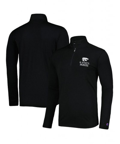 Men's Black Kansas State Wildcats Textured Quarter-Zip Jacket $28.00 Jackets