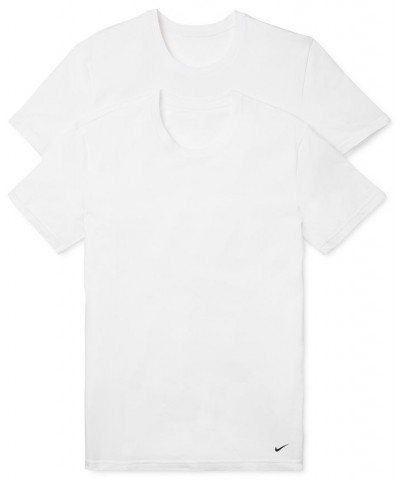 Men's 2-Pk. Dri-FIT Essential Cotton Stretch Shirt White $27.30 Undershirt