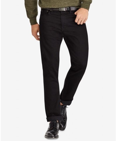 Men's Varick Slim Straight Jeans Collection New Hudson Black $50.00 Jeans