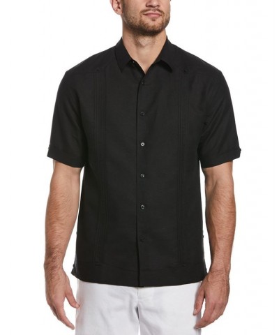 Men's Pleated Textured Guayabera Shirt PD01 $29.70 Shirts