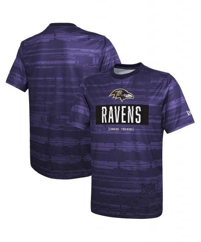 Men's Purple Baltimore Ravens Combine Authentic Sweep T-shirt $25.64 T-Shirts