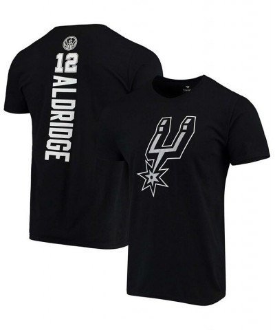 Men's Lamarcus Aldridge Black San Antonio Spurs Team Playmaker Name and Number T-shirt $16.66 T-Shirts