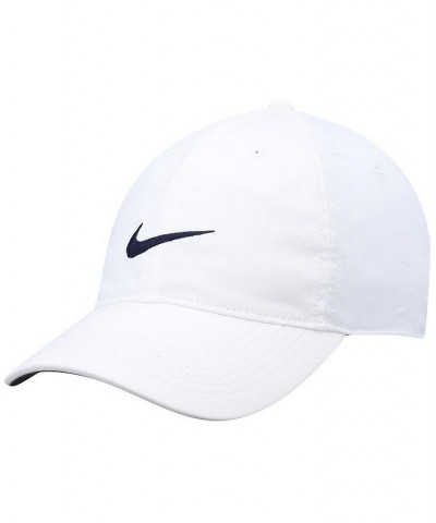 Men's White Heritage86 Logo Performance Adjustable Hat $25.95 Hats
