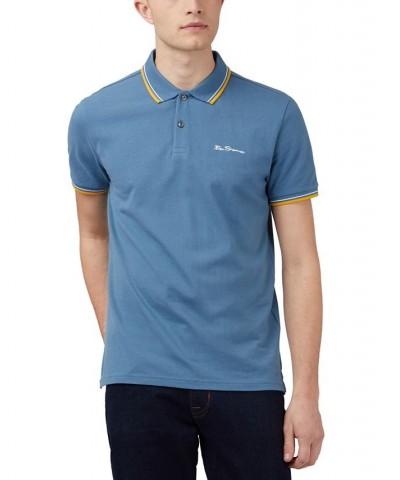 Men's Signature Tipped Short-Sleeve Polo Shirt PD03 $41.83 Polo Shirts