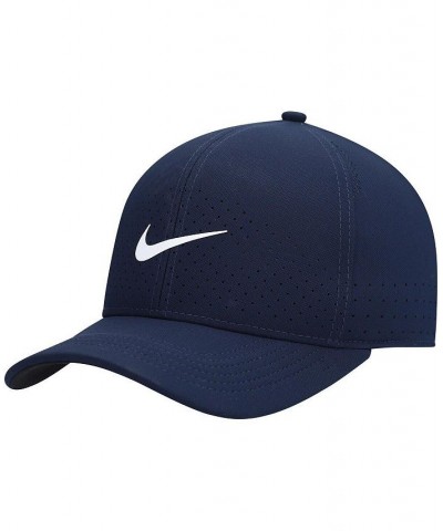 Men's Navy Logo Classic99 Swoosh Performance Flex Hat $22.25 Hats
