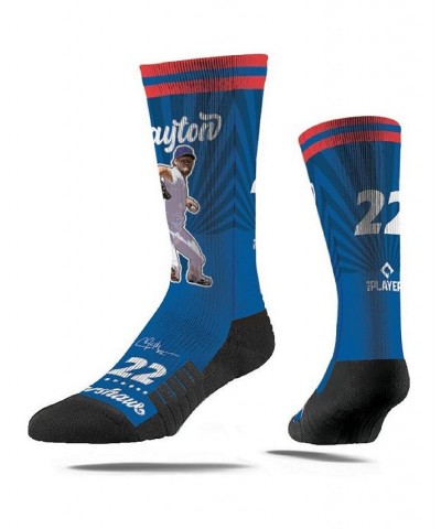 Men's Clayton Kershaw Los Angeles Dodgers Premium Retro Full Sub Crew Socks $17.27 Socks