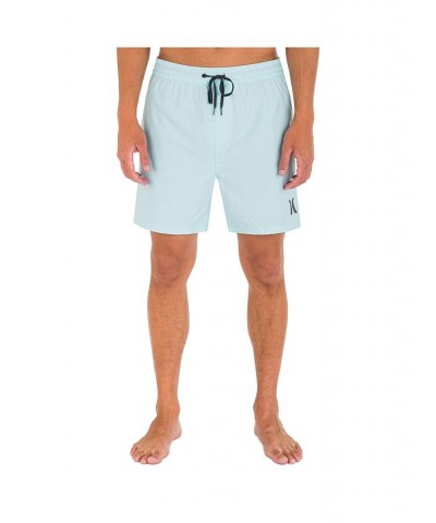Men's One and Only Crossdye Volley Shorts Green $21.00 Swimsuits