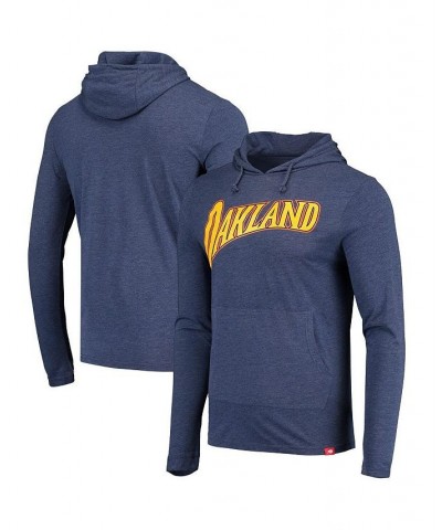 Men's Heathered Navy Golden State Warriors 2020/21 City Edition Rowan Tri-Blend Pullover Hoodie $35.69 Sweatshirt