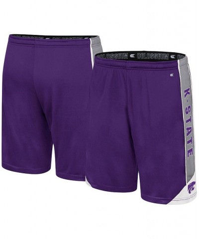 Men's Purple Kansas State Wildcats Haller Shorts $20.70 Shorts