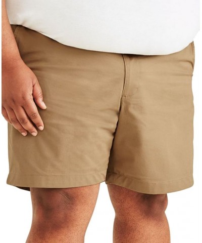 Men's Big & Tall Ultimate Supreme Flex Stretch Solid Shorts Tan/Beige $24.29 Shorts